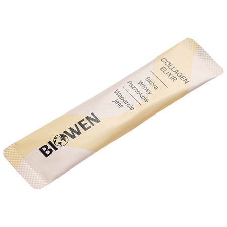 Biowen Collagen Elixir, Kolagen Rybi Naticol® 10 000 mg z Probiotykiem - 30 saszetek
