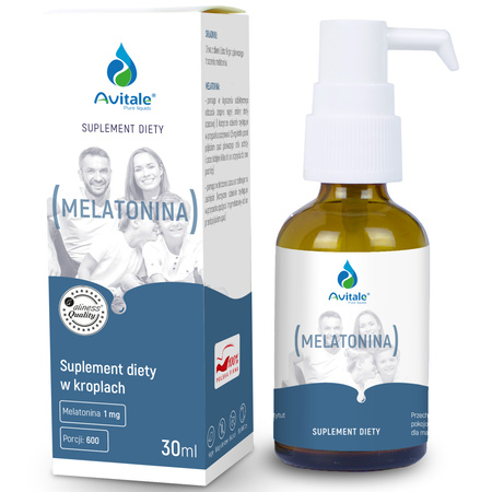 Aliness AVITALE Melatonina 1 mg w Kroplach - 30 ml 