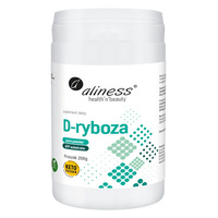 D-ryboza w proszku 200g (Keto cukier) Wytwarzanie energii Aliness