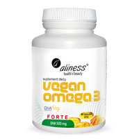 Vegan Omega-3 FORTE DHA 500 mg (60 kaps) Aliness