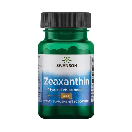 Swanson Zeaksantyna 4 mg - 60 kapsułek
