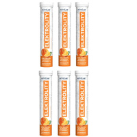 [Zestaw] 6x Activlab Pharma Elektrolity o smaku pomarańczowym - 20 tabletek musujących