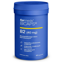 Formeds BICAPS Witamina B2 (Ryboflawina) 40 mg 60 kapsułek
