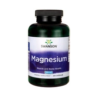 Swanson Magnez (Tlenek) 200 mg - 250 kapsułek