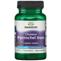 Swanson Albion Chelat Żelaza Ferrochel 18 mg - 180 kapsułek