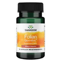 Swanson Folian Kwas Foliowy 400 mcg 30 kapsułek
