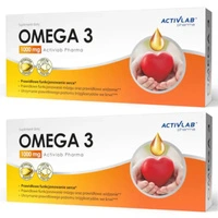 [Zestaw] 2x Activlab Pharma Omega 3 1000 mg EPA/DHA - 60 kapsułek