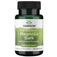 Swanson Magnolia Lekarska (Magnolia Bark) 400 mg 60 kapsułek