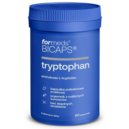 Bicaps L-Tryptophan Aminokwas (60 kaps) ForMeds Nastrój Sen