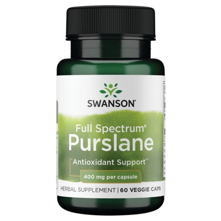 Swanson Portulaka Pospolita (Purslane) 400 mg - 60 kapsułek