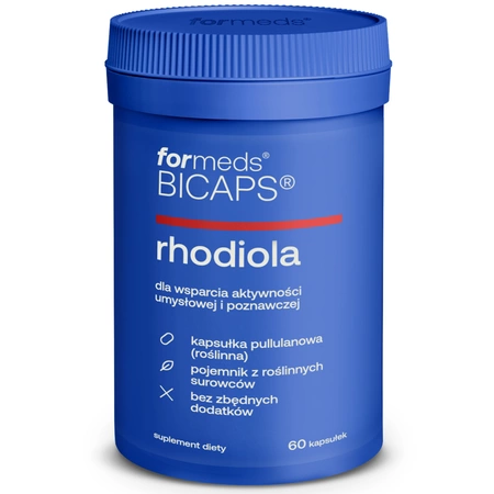 BICAPS Rhodiola Różeniec górski 500 mg 60 kapsułek ForMeds