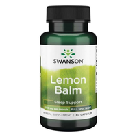 Swanson Melisa Lekarska (Lemon Balm) 500 mg - 60 kapsułek