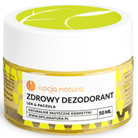 Opcja natura Zdrowy dezodorant Len & Paczula - 50 ml