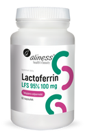 Laktoferyna Lactoferrin LFS 95% 100 mg (60 kaps) Aliness