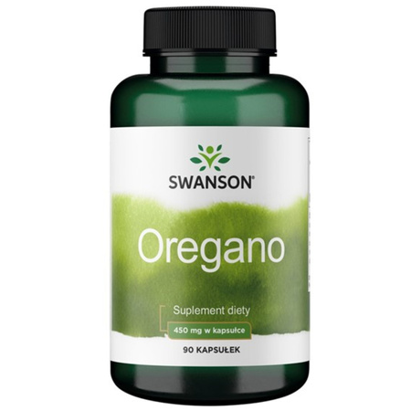 Swanson Oregano 450 mg 90 kapsułek