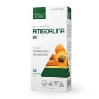 [Zestaw] 2x Medica Herbs Amigdalina Witamina B17 4 mg - 60 kapsułek