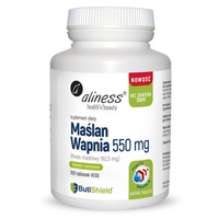 Maślan Wapnia 550 mg Kwas Masłowy (100 tabl) Aliness