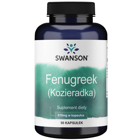Swanson Kozieradka 610 mg (Fenugreek) 90 kapsułek [TEST WD]