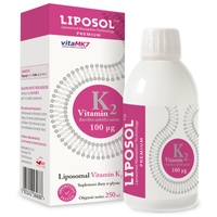 Aliness LIPOSOL Liposomalna Witamina K2 (VitaMK7) 100 uq w płynie - 250 ml