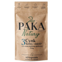 Paka Natury Cynk 3 formy + Miedź - 60 kapsułek