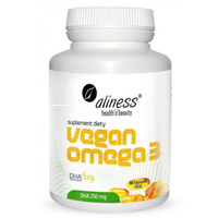 Vegan Omega-3 DHA 250 mg (60 kaps) Aliness