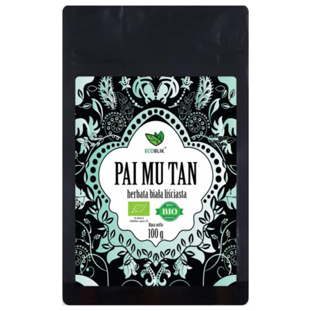 EcoBlik Herbata biała Liściasta PAI MU TAN 100g