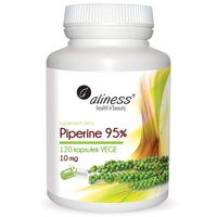 Piperyna 95% 10 mg 120 kapsułek VEGE Aliness