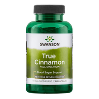 Swanson Cynamon Cejloński (True Cinnamon) 300 mg - 120 kapsułek