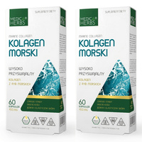 [Zestaw] 2x Medica Herbs Kolagen Morski 450 mg - 60 kapsułek