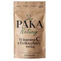 Witamina C 1000 mg z Dzikiej Róży (120 kaps) Paka Natury