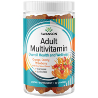 Swanson Multiwitamina Witaminy dla Dorosłych - 60 żelek smakowych