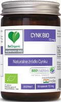 Cynk BIO Naturalny 7,5 mg 60 tabletek BeOrganic Aliness