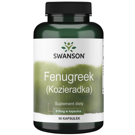 Swanson Kozieradka 610 mg (Fenugreek) 90 kapsułek [TEST WD]