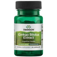 Miłorząb Japoński (Ginkgo Biloba) 60 mg (30 kaps) Swanson