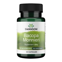 Swanson Bacopa Monnieri 10:1 Ekstrakt - 90 kapsułek