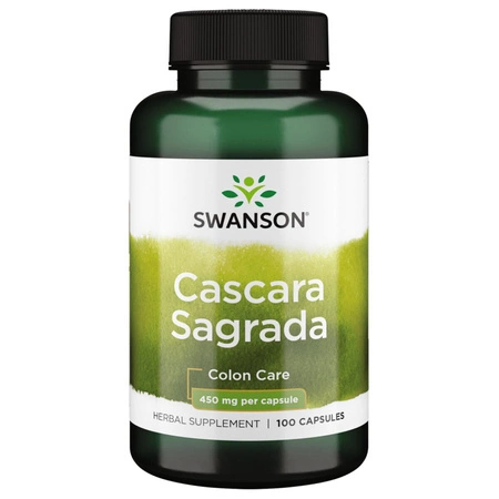 Swanson Cascara Sagrada 450 mg 100 kapsułek