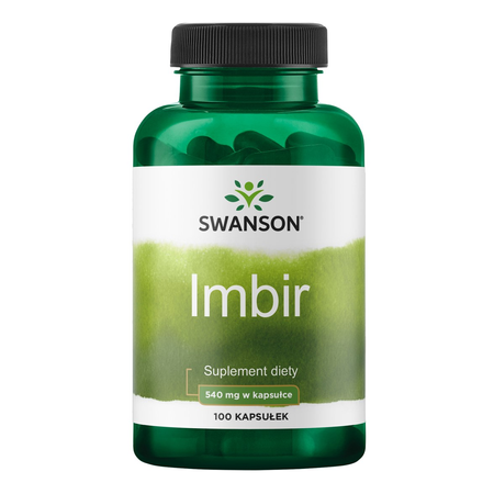 Swanson Imbir (Ginger) 540 mg - 100 kapsułek