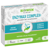 Enzymax Complex+ Biowen - Enzymy trawienne - 15 kapsułek
