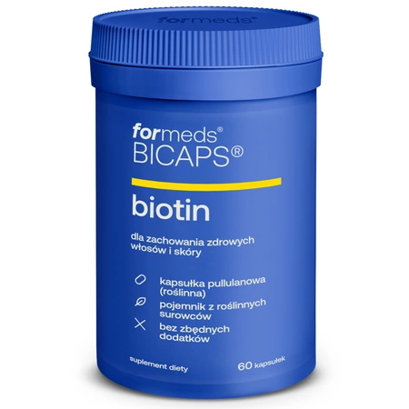 Biotyna Witamina B7 2500 mcg (60 kaps) Bicaps ForMeds