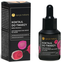 Opcja natura Koktajl do twarzy Serum Przeciwstarzeniowe Róża & Paczula - 30 ml