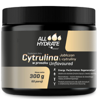Aliness ALLHydrate Cytrulina (Jabłczan L-Cytruliny) - 300g, 60 porcji