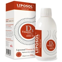 Aliness LIPOSOL Liposomalna Witamina D3 4000 IU w płynie - 250 ml