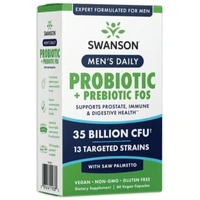 Swanson Men's Daily Probiotyk + Prebiotyk FOS - 60 kapsułek