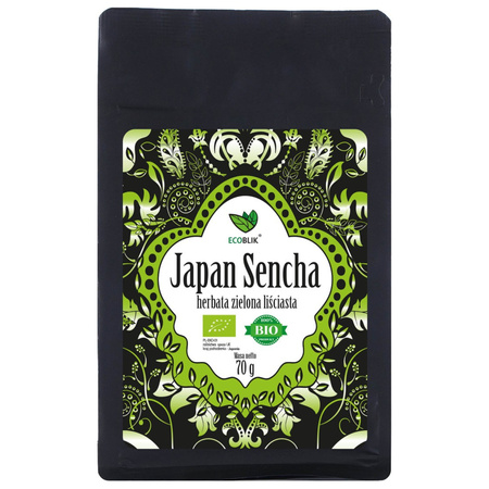 EcoBlik Herbata zielona Liściasta Japan SENCHA Ekologiczna BIO 70g 