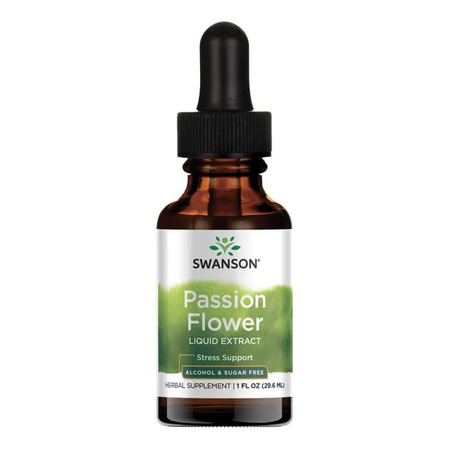 Swanson Męczennica Cielista (Passion Flower) Ekstrakt w Kroplach 29,6 ml