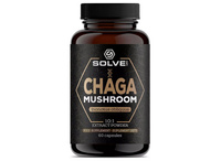 Chaga (Błyskoporek podkorowy) Ekstrakt 10:1 - 60 kapsułek Solve Labs