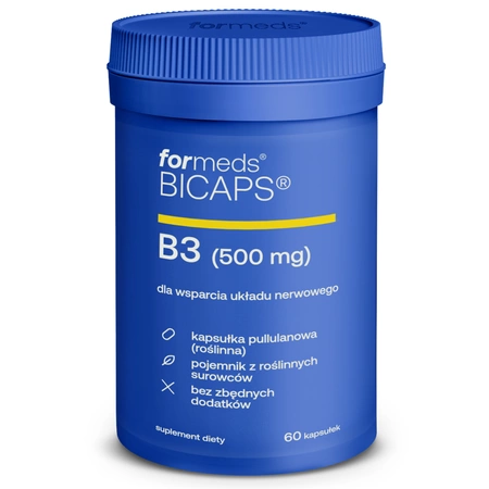 Witamina B3 Niacyna (60 kaps) Bicaps ForMeds