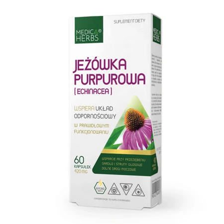 Medica Herbs Jeżówka Purpurowa (Echinacea) 420 mg - 60 kapsułek