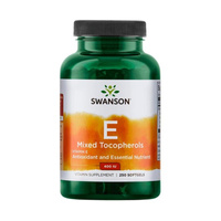 Swanson Witamina E (Mieszanka Tokoferoli) 400 IU  - 250 kapsułek
