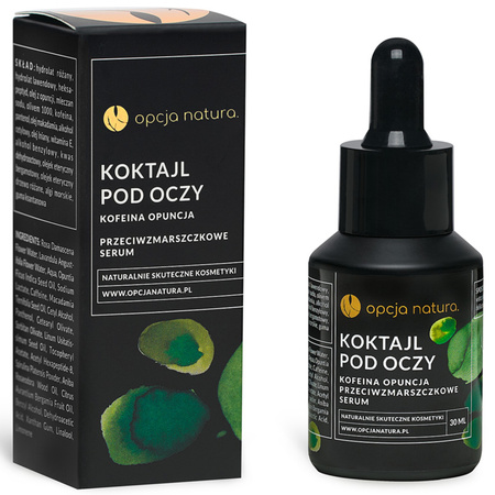 Opcja natura Koktajl pod oczy Kofeina & Opuncja - Serum przeciwzmarszczkowe